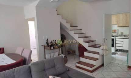 À venda | Duplex, terraço com churrasqueira e vista mar, 3 quartos e 1 vaga - Próximo ao Angeloni na Agronômica.