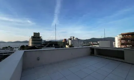 À venda | duplex com terraço, vista mar, 3 quartos e 1 vaga - agronômica, próximo ao angeloni