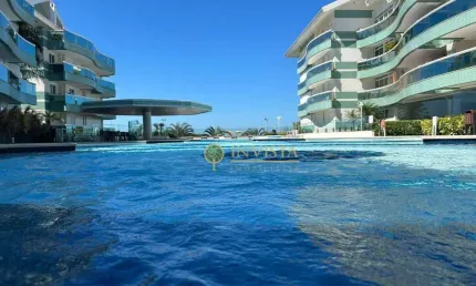 4 suítes e 3 vagas em condomínio frente ao mar, com amplas áreas de lazer e social - à venda na praia brava