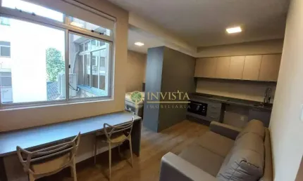 À venda | 39 m², Mobiliado e 1 quarto, próximo ao Ticen - Centro de Florianópolis.