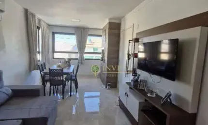 À venda | 79 m², Semi mobiliado, 3 quartos, sacada e 1 vaga - Praia de Fora, Palhoça/SC.