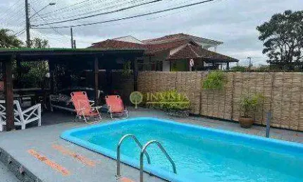 Casa com piscina, churrasqueira e 4 quartos - à venda em santo antônio de lisboa - florianópolis.