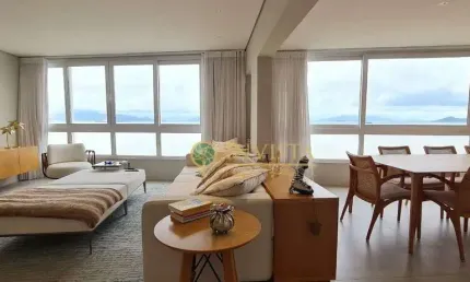 À venda | Frente Mar, semi mobiliado, 3 quartos e 1 vaga de garagem -  Av. Beira Mar Norte, Florianópolis.