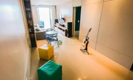 À venda | 117 m², andar alto, 3 quartos, sacada com churrasqueira e 2 vagas - av. trompowsky, centro de florianópolis.