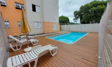 Sacada com churrasqueira, 2 quartos e 1 vaga de garagem à venda na Vargem Grande.