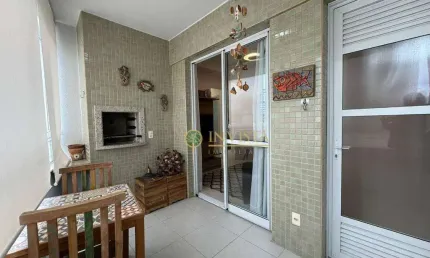 Mobiliado, sacada com churrasqueira e 2 vagas à venda no pagani/palhoça.