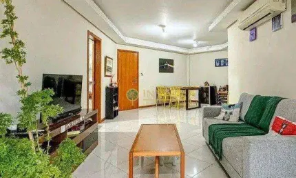 Semi mobiliado, sacada com churrasqueira, 3 quartos, 3 banheiros e  1 vaga à venda na Agronômica.