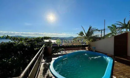 À venda | 376 m², 3 quartos, piscina privativa, churrasqueira e 2 vagas - itaguaçu, em florianópolis.