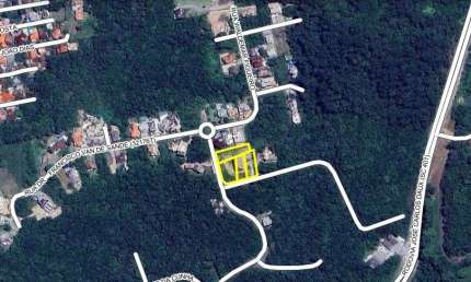 Terreno em condomínio fechado à venda na Rua Willy Kersten, 35, João Paulo, Florianópolis