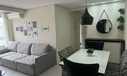 À venda com 2 quartos e 1 vaga de garagem no aririu/palhoça.