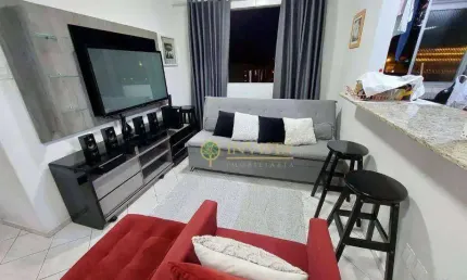 À venda no bairro Jardim Atlântico! 2 quartos, semi mobiliado e 1 vaga de garagem.