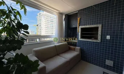 À venda | 100 m², sacada com churrasqueira, semi mobiliado, 3 quartos e 2 vagas de garagem - barreiros, são josé.