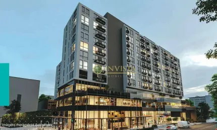 Apartamento Studio com 52m² e 1 vaga de garagem - À venda no bairro Trindade.