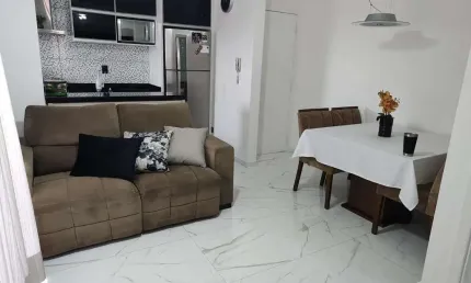 À venda | 50 m², 2 quartos, sacada com churrasqueira e 1 vaga de garagem - Palhoça/SC.