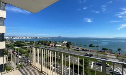 Á venda | 161 m², Semi Mobiliado, Vista para a Beira Mar Norte, 3 quartos e 1 vaga de garagem - Beira Mar Norte Florianópolis