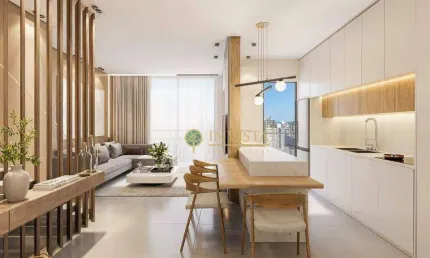 Duplex, terraço privativo, 152m² e 1 vaga de garagem - À venda no bairro Balneário do Estreito.
