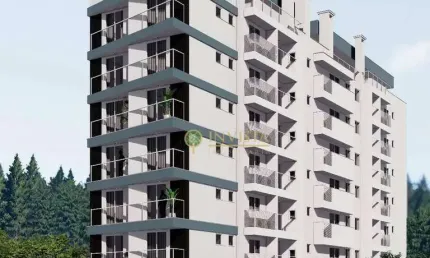 À venda, próximo a ufsc! novo, 2 quartos, sacada com churrasqueira e 1 vaga de garagem.