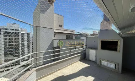 Cobertura Duplex, 160m², Terraço privativo, churrasqueira e 1 vaga de garagem - À venda no Centro de Florianópolis.