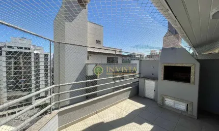 Cobertura duplex, 160m², terraço privativo, churrasqueira e 1 vaga de garagem - à venda no centro de florianópolis.