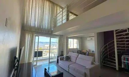 À venda | sacada com vista mar, duplex, 96 m² e 1 vaga de garagem - barreiros, em são josé.