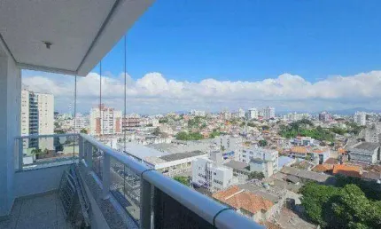 À venda | 100 m², 3 quartos, vista mar, sacada com churrasqueira e 2 vagas de garagem - estreito, em florianópolis.