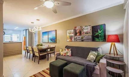 À venda | 77 m², sacada com churrasqueira, 2 quartos e 1 vaga de garagem - praia brava, em florianópolis.