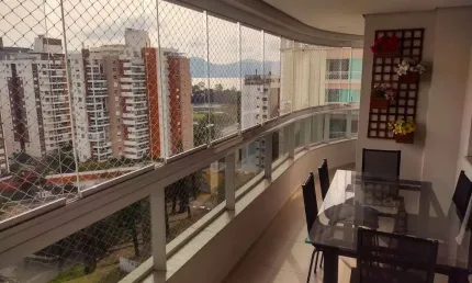 À venda | 128 m², sacada com churrasqueira, vista mar, 3 quartos e 2 vagas de garagem - agronômica, em florianópolis.