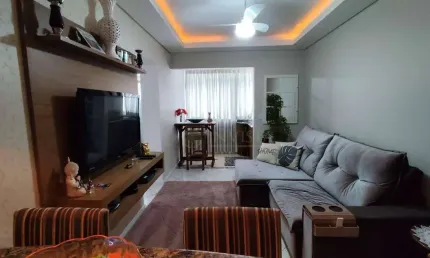 À venda | 56 m², sacada com churrasqueira e 2 quartos - barreiros, em são josé.
