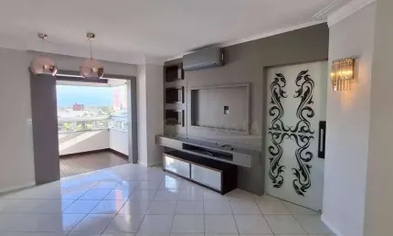 À venda | 79 m², Sacada com churrasqueira, Mobiliado, 3 quartos e 3 vagas de garagem - Saco Grande, em Florianópolis.