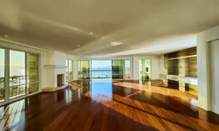À venda | 316 m², ed. la perle, frente mar, 4 quartos (todos suítes) e 4 vagas - agronômica, florianópolis.