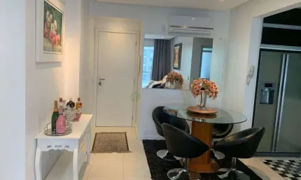 Locação | 64 m², mobiliado, sacada com churrasqueira, 2 quartos e 1 vaga - campinas, são josé.