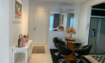 Locação | 64 m², mobiliado, sacada com churrasqueira, 2 quartos e 1 vaga - campinas, são josé.