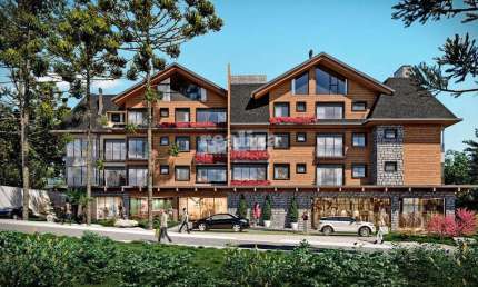 Apartamento à venda na Av. Das Hortências, Centro, Gramado