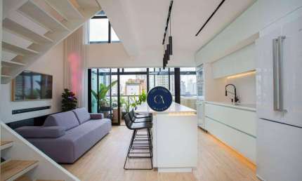 Apartamento Duplex com 1 dormitório à venda, 67 m² - Campo Belo - São Paulo/SP