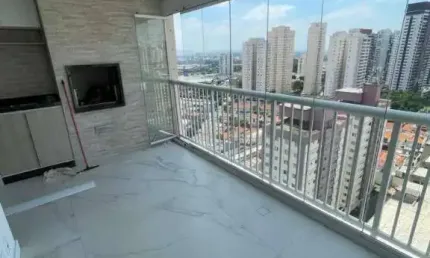 Apartamento com varanda gourmet  2 dormitórios à venda, 92 m² por r$ 1.100.000 - tatuapé - são paulo/sp