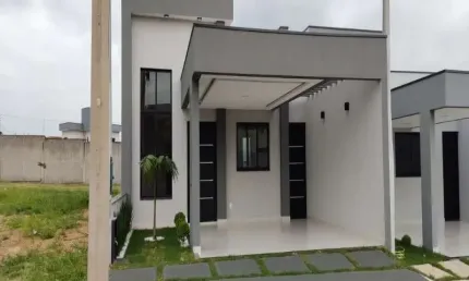Linda casa com 3 dormitórios - condomínio residencial park real