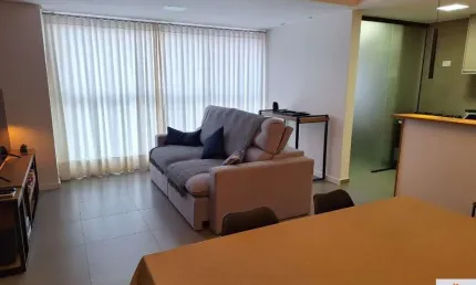 Apartamentos de 82,50m² de área privativa com 02 suítes, varanda gourmet e hobby box.