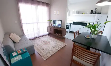 AP 1 DORM MOBILIADO 48 M2 PROXIMO PARK SHOPPING BARIGUI