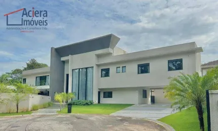 GRANJA VIANA - São Paulo II - Mansão moderna mobiliada, com fundos para área de preservação do condomínio