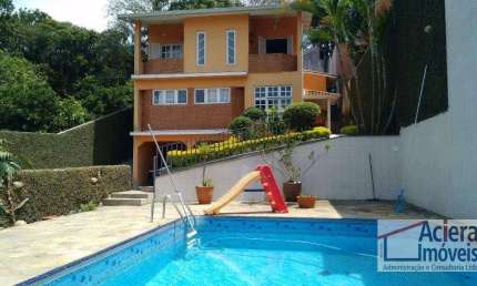 GRANJA VIANA - Condomínio fechado, casa com 4 suites, linda vista e lazer