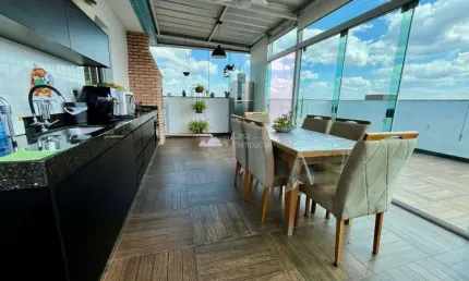 Cobertura com 3 quartos à venda na santa mônica, belo horizonte  por r$ 759.000