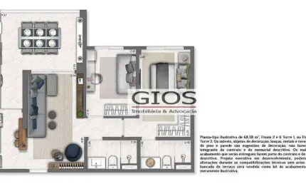 Apartamento à venda, 68 m² por r$ 810.000,00 - vila carrão - são paulo/sp