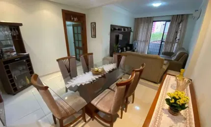 Apartamento à venda em santos-sp, bairro campo grande: 3 quartos, 1 suíte, 2 salas, 3 banheiros, 1 vaga de garagem ? 110m².