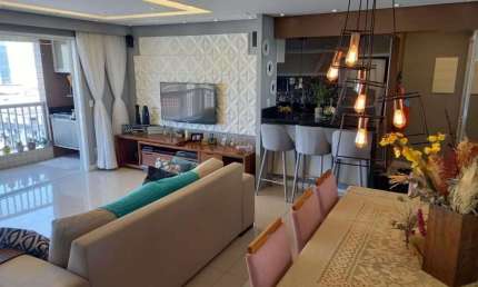 Apartamento de 3 quartos com 2 suítes à venda na Encruzilhada, Santos-SP: 90m², 2 salas, 2 banheiros e 1 vaga de garagem!