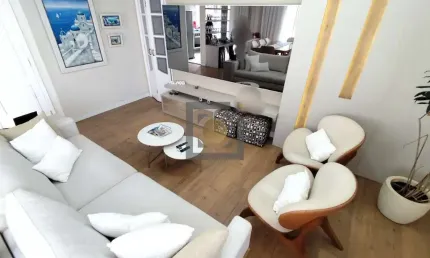 Apartamento à venda no gonzaga, santos-sp: 2 quartos, 2 suítes, 2 salas, 2 banheiros, 2 vagas de garagem - 110m².
