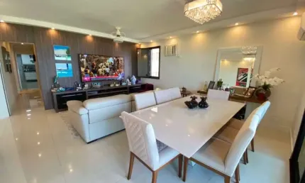 Apartamento de Luxo à Venda em Santos-SP, Bairro Pompéia: 3 Quartos, 1 Suíte, 2 Salas, 2 Banheiros, 2 Vagas de Garagem, 184m².