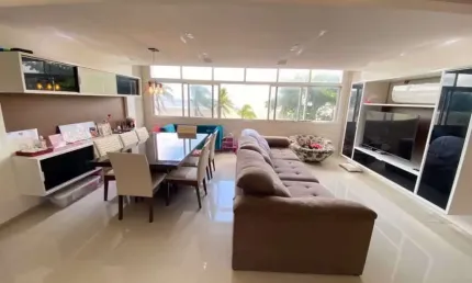 Apartamento de Luxo à Venda em José Menino, Santos-SP: 3 Quartos, 3 Suítes, 2 Salas, 3 Banheiros, 1 Vaga de Garagem, 180m²!