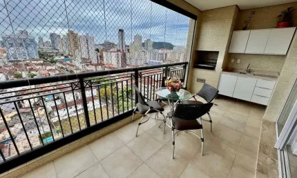 Apartamento com 3 quartos à venda na Rua Álvaro Alvim, 85, Embaré, Santos