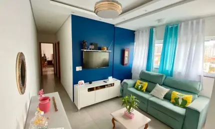 Apartamento com 2 quartos, campo grande, santos - r$ 640 mil, cod: 1468