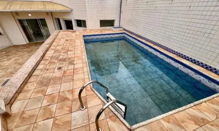 Magnífica Cobertura à Venda em Santos-SP, Bairro Boqueirão: 4 Quartos, 3 Suítes, 2 Salas, 4 Banheiros, 4 Vagas, 440m²!